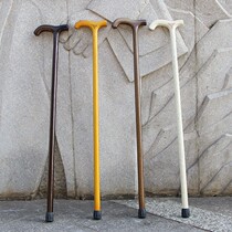 (With broken replacement) one whole piece of crutches wood for the elderly walking stick wooden crutches wooden crutches hand sticks are light and non-slip
