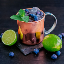 Bar legend Moscow Mule cocktail glass rose gold plate bronze cup Moscow Mule Mule mug