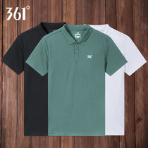 361 short sleeve t-shirt male polo shirt summer official male dress turtlenecks short sleeves 361-degree mens sports short sleeves