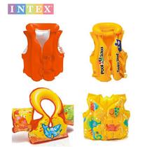 American INTEX childrens junior swimming life jacket Arm ring one-piece vest Buoyancy swimsuit vest