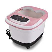 Langhinte 8106 Bubble basin Foot Bath Heated Massage Roller Household Thermostatic Foot Bath Foot Bath
