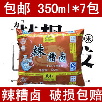Qingfeng spicy stony 350ml X7 bag of Shanghai specialty spicy stony stony chicken claw stony hairy bean seasoning