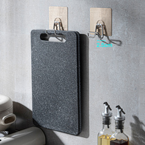 Creative punch-free suction cup door back trace stickers home kitchen bathroom wall hook wall hanging cutting board small hook