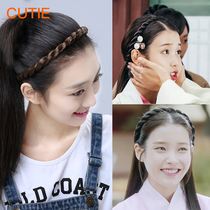  Prettiness wig hairband Korean version of cute braided twist braided headband forest female hairband two-piece iu