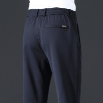 Mens casual pants spring and autumn middle-aged mens pants loose and large pants men summer thin dad sports pants men models