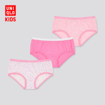 Uniqlo Childrens Clothing Girls Shorts Spring and summer (3-pack Panties) 434582