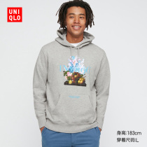 Uniqlo Mens and Womens (UT) Louvre Museum Hooded Sweatshirt (Long Sleeve) 437646