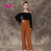 Venny Winnie Internet celebrity Latin dance dress set practice exercise dress womens professional haute couture pants 2022 new dance clothes