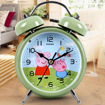 Bedroom cartoon children alarm clock mute bedside student creative luminous fashion electronic bell alarm clock with night light