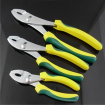 SD Shengda tool two-color (plastic handle) lithium fish tongs carp pliers water pipe clamping pliers