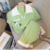 Special cabinet withdrawal of womens dress clear cabin pick-up ~ casual suit women small sub-foreign air short skirt blouses two sets