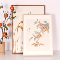 Picture frame frame wooden aluminum alloy picture frame Chinese painting calligraphy photo frame customized any size Chinese frame