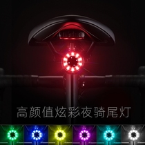 Locke brothers bicycle taillights USB charging riding safety warning highway mountain bike taillights night riding equipment