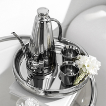 KisKim Nordic stainless steel light luxury long mouth fine mouth hand punch coffee pot hanging ear home coffee shop brewing equipment