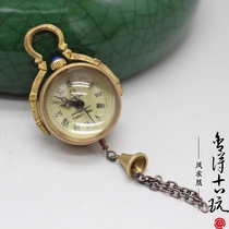 Antique collection retro mechanical clock crystal mechanical small pocket watch exquisite mini neck crystal watch