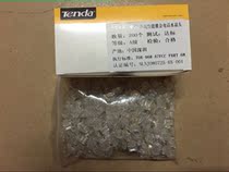 Tenda 4 Core Crystal Head RJ11 Four Core Phone Crystal Head 6P4C 200 Box