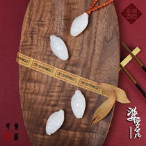 (Subject to inspection)Po Luo flower is preferred Hetian jade and minced Mida material sheep fat white jade Buddha pendant