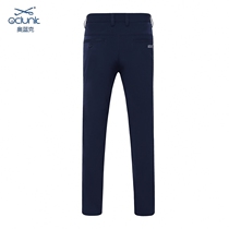 Orank new golf clothing mens autumn and winter high pants plus velvet warm sports leisure pants stretch