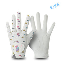 Golf gloves ladies hands ultrafiber breathable anti - slip wear - resistant Korean golf tide