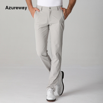 Azureway20 new golf mens trousers summer golf pants slim stretch quick-drying classic thin pants