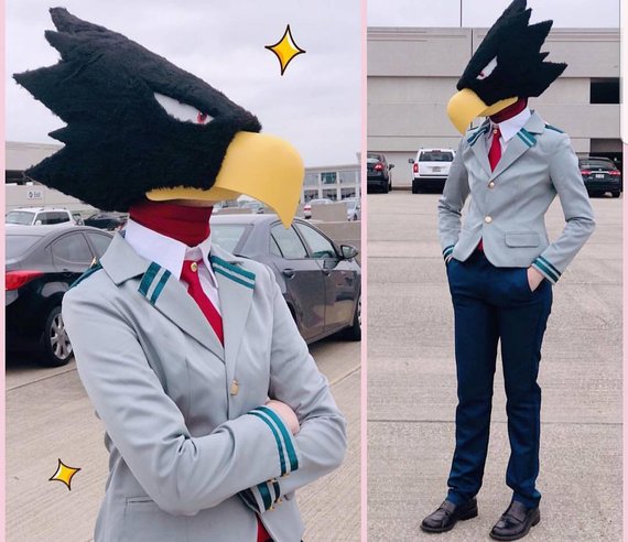 My Hero Academia  Boku no Hero Akademia Fumikage Tokoyami Cosplay accessories & props bhiner cosplay costume