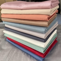 Foreign trade tail single 100 long staple cotton cotton cotton satin sheets single solid color simple double quilt special clearance