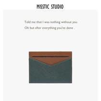 Original design MT niche retro color ultra-thin couple card bag mini simple high quality business card holder