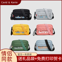 CavidKarrie shoulder bag mens casual fashion canvas bag mens bag light personality cross shoulder bag women