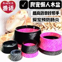 Climbing pet lazy man basin guard Spider snake reptile special one-time packaging replacement food box to prevent escape is not easy to turn