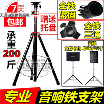 Professional full metal speaker stand Speaker stand Audio tripod tripod KTV stage floor lamp bracket