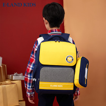 elandkids clothes and love childrens clothing spring 2021 new products male and female childrens Ridge back backpack light and large capacity