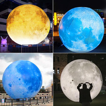 Inflatable lunar Air model glowing Mid-Autumn Festival closed air PVC Earth custom Moon Jade Rabbit astronaut space