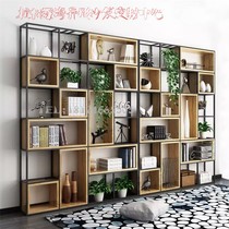 Featured Themes Restaurant Book House Book library Office Nordic New Chinese solid wood bookcase Flower shelf Bookshelf