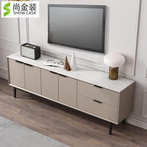 Willpower light lavish bedroom TV cabinet rock plate plus height main sleeper bed tail lockers modern minimalist living-room cabinet solid wood