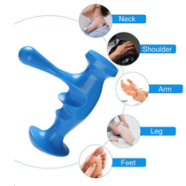 Muscle start and stop point trigger point manual massager Press finger pressure original point fascia relaxation free hand rehabilitation release