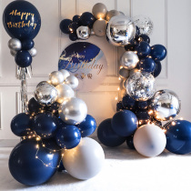 Birthday decoration scene arrangement boys first year party girl baby 100 day banquet name custom background wall balloon