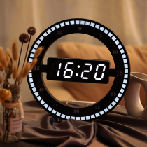 Hongchuang clock living room wall clock mute creative digital clock electronic clock clock simple wall clock Wall watch