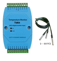 RS485 temperature inspector Multi-channel DS18B20 acquisition 8-channel total 64 probes Multi-channel temperature transmitter