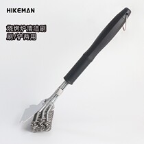 Home camping stainless steel barbecue stove cleaning brush kitchen portable wire brush cleaning tool