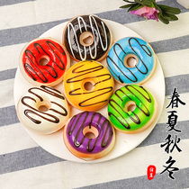 Simulation doughnut fake cake bakery house Fruit model dessert pendant decoration wedding props