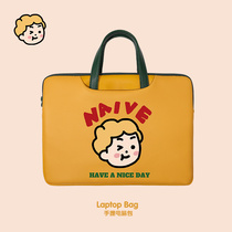 Hefeng Cat Rice Little Man for Huawei Lenovo Apple 13 14 15 6 inch laptop laptop bag for men and women
