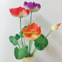 Handmade blessings and gods of the home furnishings lotus bouquet simulation DIY lotus bouquet pavilion