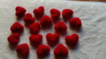Handmade wool doll DIY crochet doll personalized custom birthday gift pendant mobile phone chain red heart