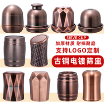 Dice Cup dice set bar ktv sieve Cup plating bronze cup nightclub swing cup large number of custom logo