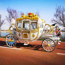Customized Royal carriage wedding photography celebration parade Flower Hotel exhibition scenic spot sightseeing four-wheel electric carriage