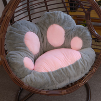 Creative Hanging Chair Autumn Thousands of Nest Cushions on Cushions Ground Cat Paw Ground Mat Rattan Chair Cushion Cradles Mat Removable