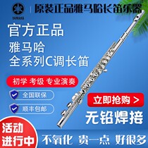 Flute instrument beginners Japanese original imported Yamaha Full Series C- tone silver-plated opening and closing performance test