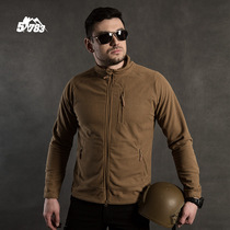 51783 slim fleece jacket mens thickened outdoor fleece jacket inside wearing assault jacket inner cardigan jacket