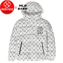 MLB coat men and women 2021 autumn and winter New sportswear jacket couple casual windproof old flower down jacket