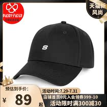 Skechers Skechers mens and womens hats 2021 summer new sports cap casual cap black baseball cap hat